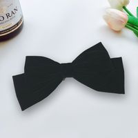 Women's Casual Simple Style Commute Bow Knot Alloy Flannel Hair Clip main image 6