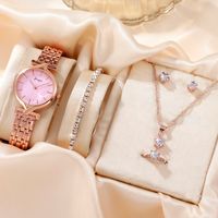 Casual Cute Luxurious Solid Color Folding Buckle Buckle Quartz Women's Watches sku image 3