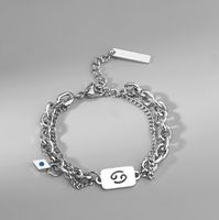 Simple Style Constellation Titanium Steel Plating Inlay Zircon Rings Bracelets Necklace sku image 11