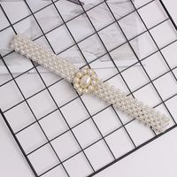 Lady Sweet Pastoral Round Imitation Pearl Women's Chain Belts main image 7
