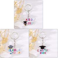 Simple Style Book Letter Number Arylic Keychain main image 6