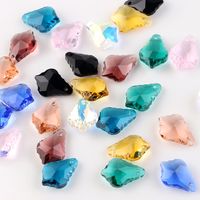 A Pack Of 30 Simple Style Shiny Rhombus Crystal Polishing Pendant Jewelry Accessories main image 2