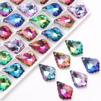 A Pack Of 30 Simple Style Shiny Rhombus Crystal Polishing Pendant Jewelry Accessories main image 1
