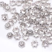 100 PCS/Package Metal Flower Flower Shape Bead Caps Simple Style sku image 13