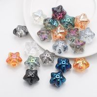 10 PCS/Package 18*12.5mm Hole 2~2.9mm Glass Star Beads main image 1