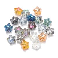 10 PCS/Package 18*12.5mm Hole 2~2.9mm Glass Star Beads main image 3