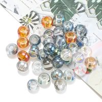 50 PCS/Package 8 * 10mm Hole 3~3.9mm Glass Round Beads main image 1