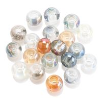 50 PCS/Package 8 * 10mm Hole 3~3.9mm Glass Round Beads main image 4