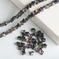 50 PCS/Package 6 * 8mm Hole 1~1.9mm Glass Butterfly Beads sku image 3