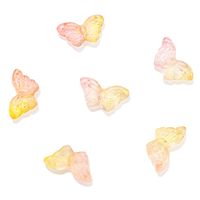 50 PCS/Package 8 * 15mm Hole 1~1.9mm Glass Butterfly Beads sku image 1