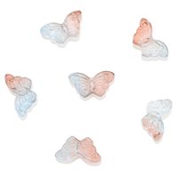 50 PCS/Package 8 * 15mm Hole 1~1.9mm Glass Butterfly Beads sku image 5