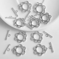 10 Sets Per Pack Alloy Moon Heart Shape Flower Simple Style sku image 7