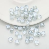 50 PCS/Package Diameter 6 Mm Hole Under 1mm Glass Rose Beads sku image 5