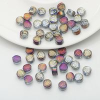 50 PCS/Package Diameter 6 Mm Hole Under 1mm Glass Rose Beads sku image 10