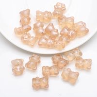 20 PCS/Package 12 * 14mm Hole 1~1.9mm Glass Bear Beads sku image 16