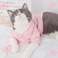 Casual Knit Solid Color Pet Clothing sku image 3