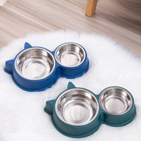 Simple Style Classic Style Pp Color Block Pet Tableware main image 4