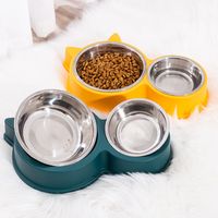 Simple Style Classic Style Pp Color Block Pet Tableware main image 5