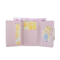 Women's Solid Color Pu Leather Flip Cover Wallets main image 4