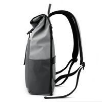 Men's Solid Color Nylon Zipper Fashion Backpack Laptop Backpack main image 5