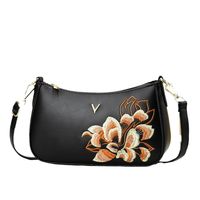 Women's Medium Pu Leather Solid Color Vintage Style Classic Style Square Zipper Shoulder Bag main image 2