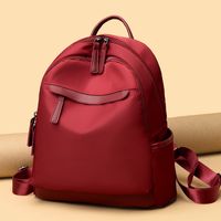 Solid Color Casual School Daily Women's Backpack main image 6