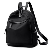 Solid Color Casual School Daily Women's Backpack sku image 4