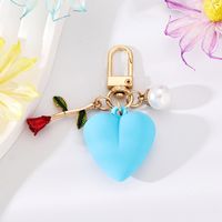 Simple Style Heart Shape Resin Keychain sku image 1