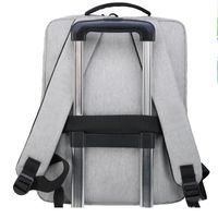 Men's Solid Color Oxford Cloth Zipper Functional Backpack Laptop Backpack main image 3