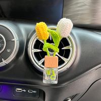 Hand Gefertigte Kreative Gewebte Sonnenblumen Tulpe Aroma Therapie Anhänger main image 2