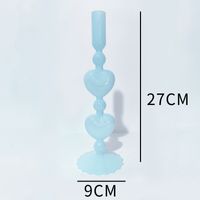 Simple Style Classic Style Solid Color Glass Candlestick Artificial Decorations sku image 8