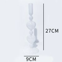 Simple Style Classic Style Solid Color Glass Candlestick Artificial Decorations sku image 6
