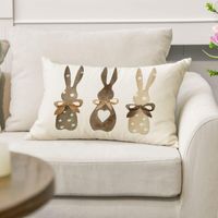 Einfacher Stil Kaninchen Polyester Kissenbezüge main image 5