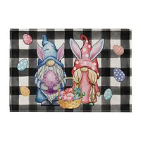 Easter Pastoral Rabbit Letter Linen Tablecloth sku image 2