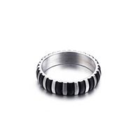 Punk Simple Style Geometric Stainless Steel Plating Men's Rings main image 3