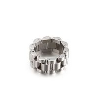 Titanium Steel 18K Gold Plated Simple Style Plating Geometric Rings Bracelets sku image 1