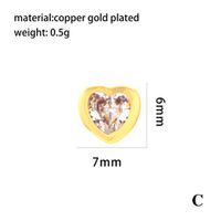 1 Piece Copper Rhinestones 18K Gold Plated Inlay Satin Beads sku image 2