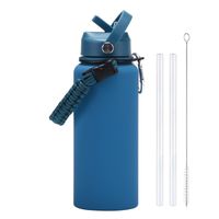 Casual Solid Color Stainless Steel Water Bottles 1 Piece sku image 12