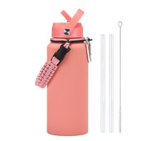 Casual Solid Color Stainless Steel Water Bottles 1 Piece sku image 21