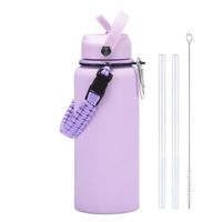Casual Solid Color Stainless Steel Water Bottles 1 Piece sku image 17