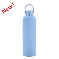 Lässig Einfarbig Rostfreier Stahl Wasserflaschen 1 Stück sku image 4