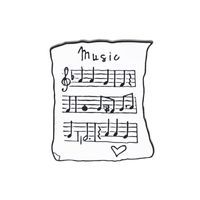 Cartoon Style Music Score Alloy Enamel Plating Unisex Brooches sku image 1