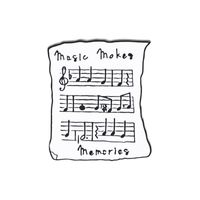Cartoon-stil Musik Partitur Legierung Emaille Überzug Unisex Broschen sku image 3