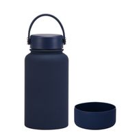 Casual Solid Color Stainless Steel Silica Gel Water Bottles 1 Piece sku image 4