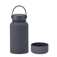 Casual Solid Color Stainless Steel Silica Gel Water Bottles 1 Piece sku image 2