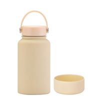 Casual Solid Color Stainless Steel Silica Gel Water Bottles 1 Piece sku image 5
