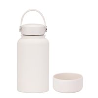 Casual Solid Color Stainless Steel Silica Gel Water Bottles 1 Piece sku image 9