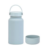 Casual Solid Color Stainless Steel Silica Gel Water Bottles 1 Piece sku image 7
