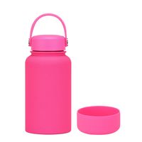 Casual Solid Color Stainless Steel Silica Gel Water Bottles 1 Piece sku image 12