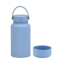 Casual Solid Color Stainless Steel Silica Gel Water Bottles 1 Piece sku image 13